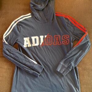 Adidas Navy Blue Youth Hoodie